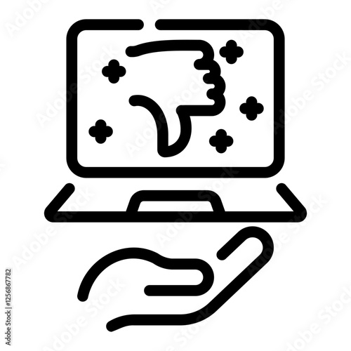 dislike Line Icon