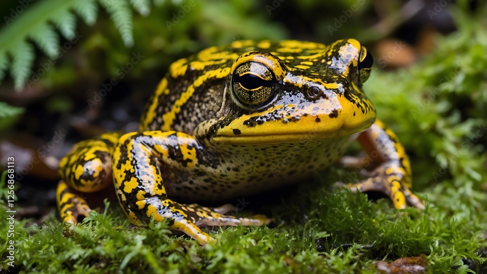 Colorful Wonders: A Close-Up of the Mountain Yellow-Legged Frog Colorful Wonders: A Close-Up of the Mountain Yellow-Legged Frog