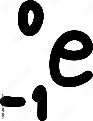 nuclear physics formulas handwritten illustration