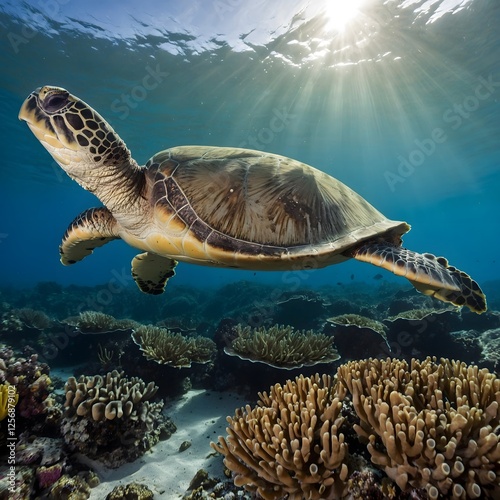 Protecting Marine Life: A Kemp's Ridley Turtle Speaks Out for Conservation photo