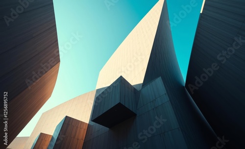Obraz na płótnie Bloques de cemento architecture photographyarchitecture city building urban design exterior background tourism w salonie