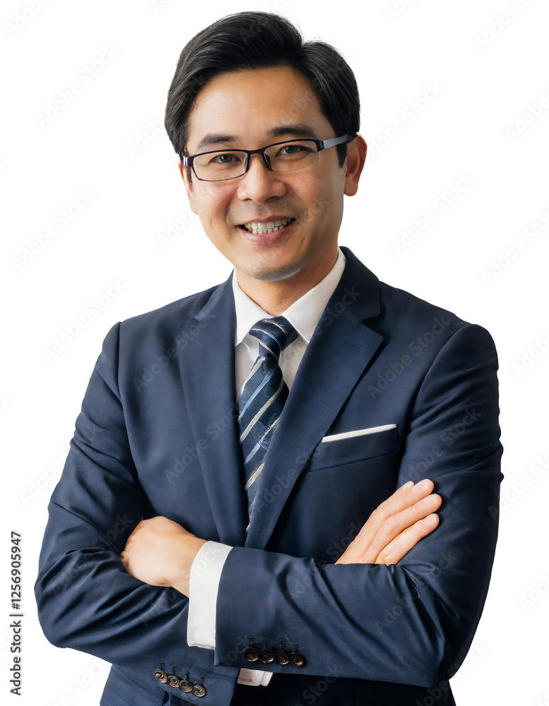 Portrait of only one Man. White Background. Portrait of only one Man. White Background.