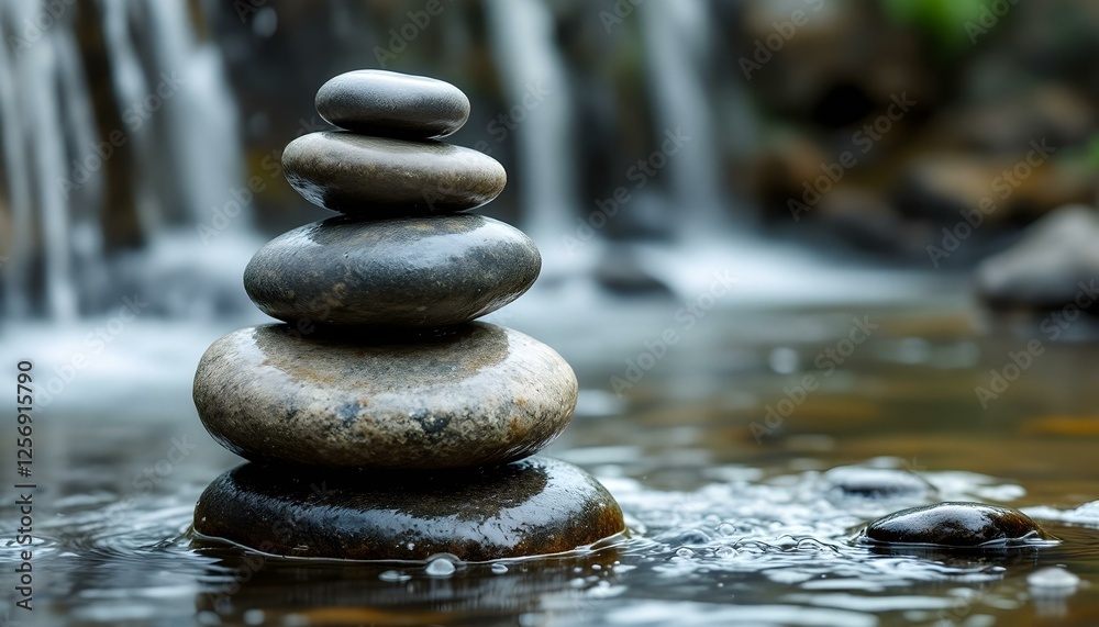 zen, stones, tall, stack, rugged, weathered, textures, cascading, waterfall, middle, wet, water, flowing, gently, bubbles, base, natural, light, ultra, highresolution, serene, tranquil, harmony, zen, stones, tall, stack, rugged, weathered, textures, cascading, waterfall, middle, wet, water, flowing, gently, bubbles, base, natural, light, ultra, highresolution, serene, tranquil, harmony,