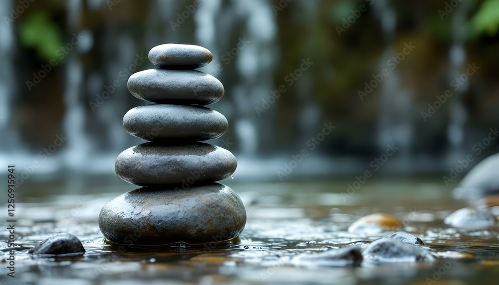 zen, stones, tall, stack, rugged, weathered, textures, cascading, waterfall, middle, wet, water, flowing, gently, bubbles, base, natural, light, ultra, highresolution, serene, tranquil, harmony, zen, stones, tall, stack, rugged, weathered, textures, cascading, waterfall, middle, wet, water, flowing, gently, bubbles, base, natural, light, ultra, highresolution, serene, tranquil, harmony,