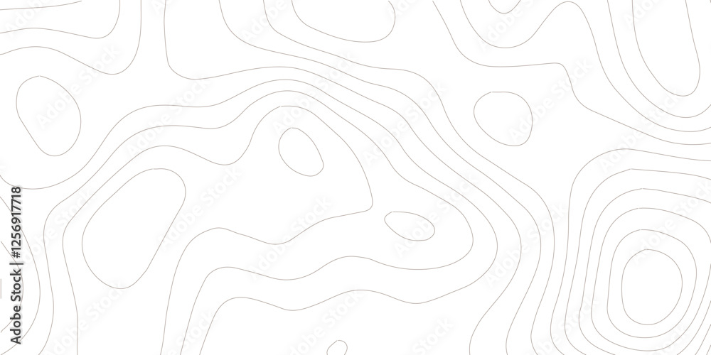 Abstract lines background. Contour maps. Topo contour map on white background. Abstract background with waves Geographic mountain relief. Abstract lines background. Contour maps. Topo contour map on white background. Abstract background with waves Geographic mountain relief.