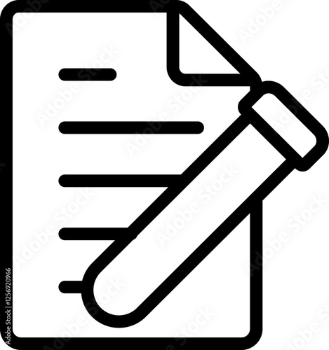 Data Sampling Line Icon