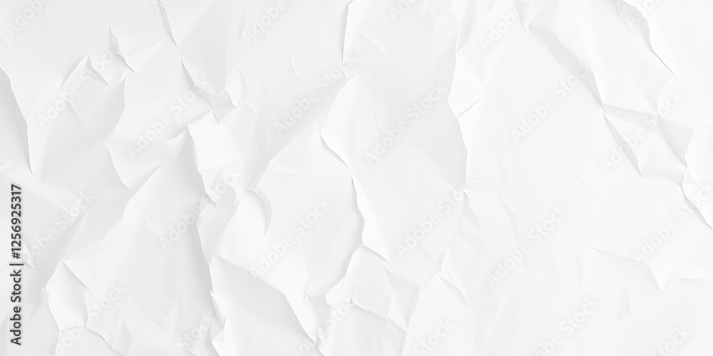 Fototapeta premium Abstract paper texture background created by folding a sheet of paper into four sections, white, backdrop, background