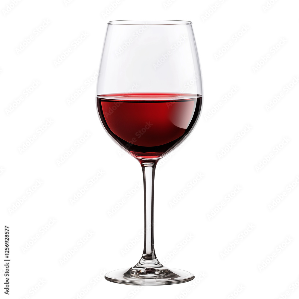 A sophisticated transparent PNG of a glass filled with rich red wine. Ideal for winery branding, restaurant promotions, and elegant beverage designs A sophisticated transparent PNG of a glass filled with rich red wine. Ideal for winery branding, restaurant promotions, and elegant beverage designs