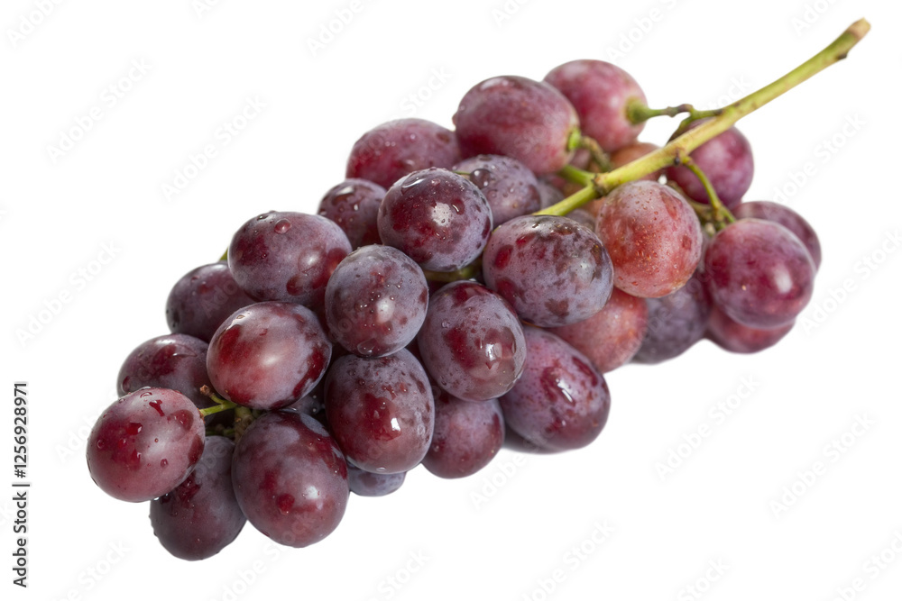 Red Grapes with Water Droplets Red Grapes with Water Droplets