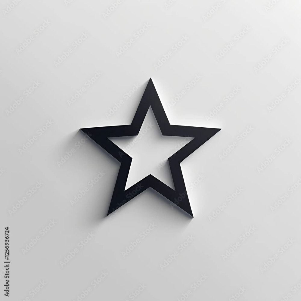 Black star logo design vector and symbol Black star logo design vector and symbol
