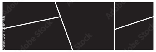 blank photo collage template