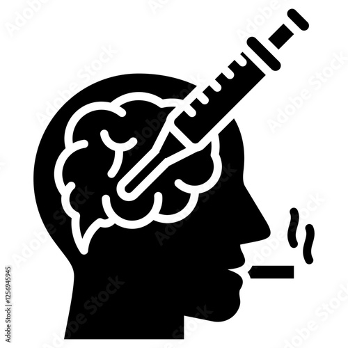 Drug Addiction Icon