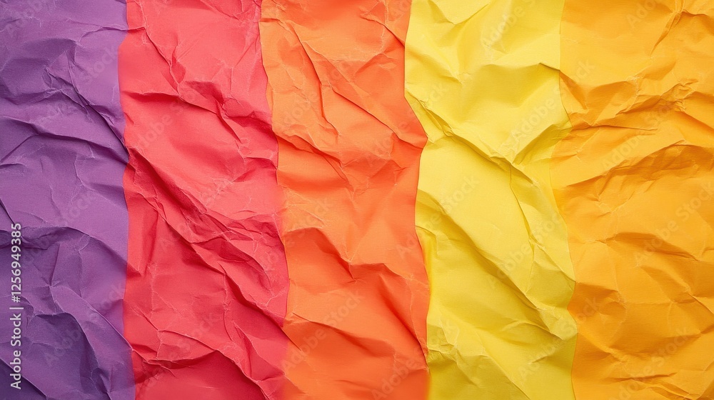 custom made wallpaper toronto digitalWrinkled Paper Rainbow Texture