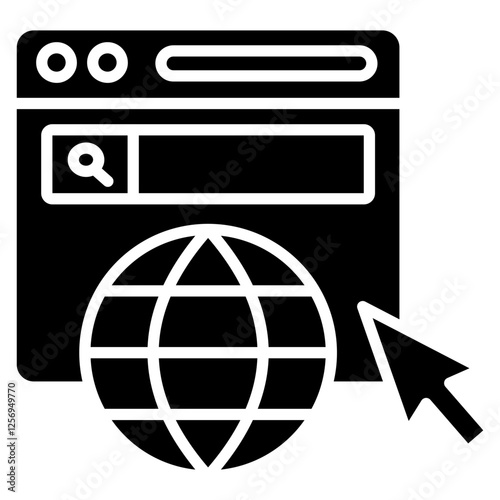 Browser  Icon Element For Design