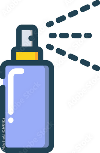 Disinfectant Filled Line Icon