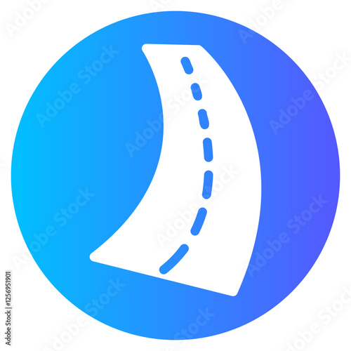 road gradient icon
