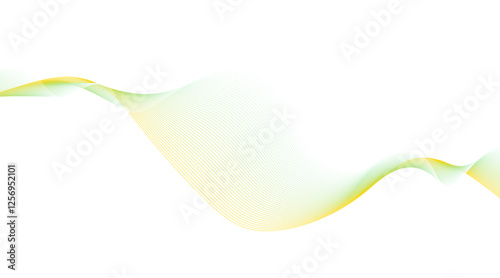 Modern abstract glowing wave background. Colorful smooth element swoosh speed wave modern stream transparent background.