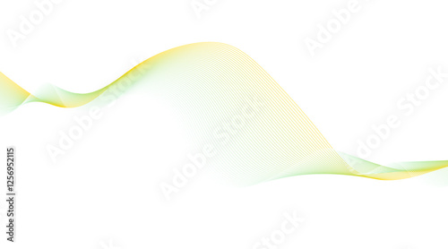 Modern abstract glowing wave background. Colorful smooth element swoosh speed wave modern stream transparent background.