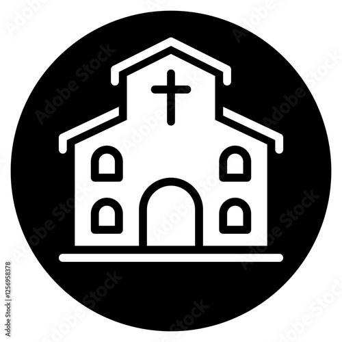 church glyph icon
