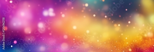 abstract colorful background with bokeh