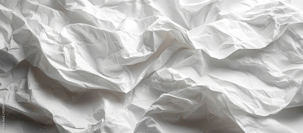 Crumpled white paper texture background Crumpled white paper texture background