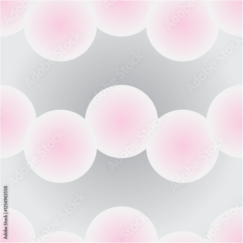 Abstract background with pink bubbles