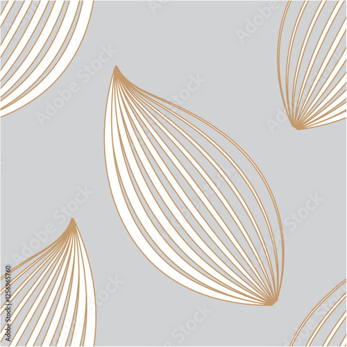 Seamless fabric of leaves pattern, like illustration. Suit for package design, wallpaper, fashion print, Housing wallpaper, arty-crafty.