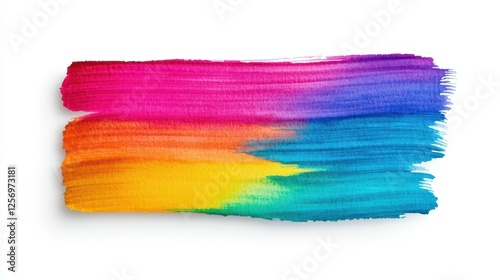 Colorful Watercolour Brushstroke Texture
