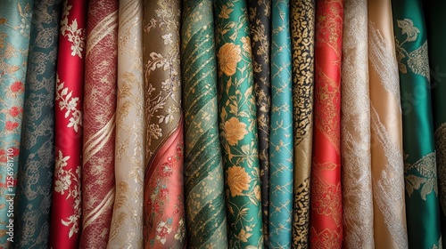 colorful scarves for sale at the market
