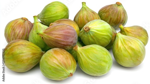 Wallpaper Mural Fresh green figs arranged in a natural setting, showcasing their vibrant colors and textures Torontodigital.ca