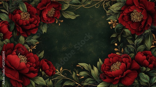 vintage background with roses