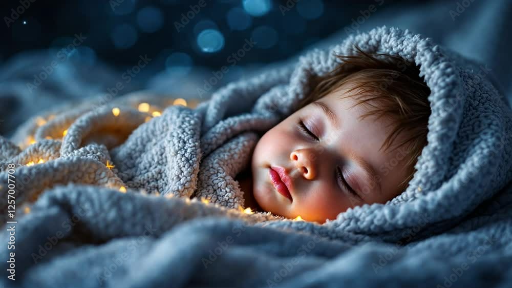 baby sleeping in the snow baby sleeping in the snow