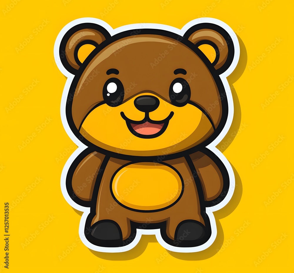 Obraz premium teddy bear cartoon
