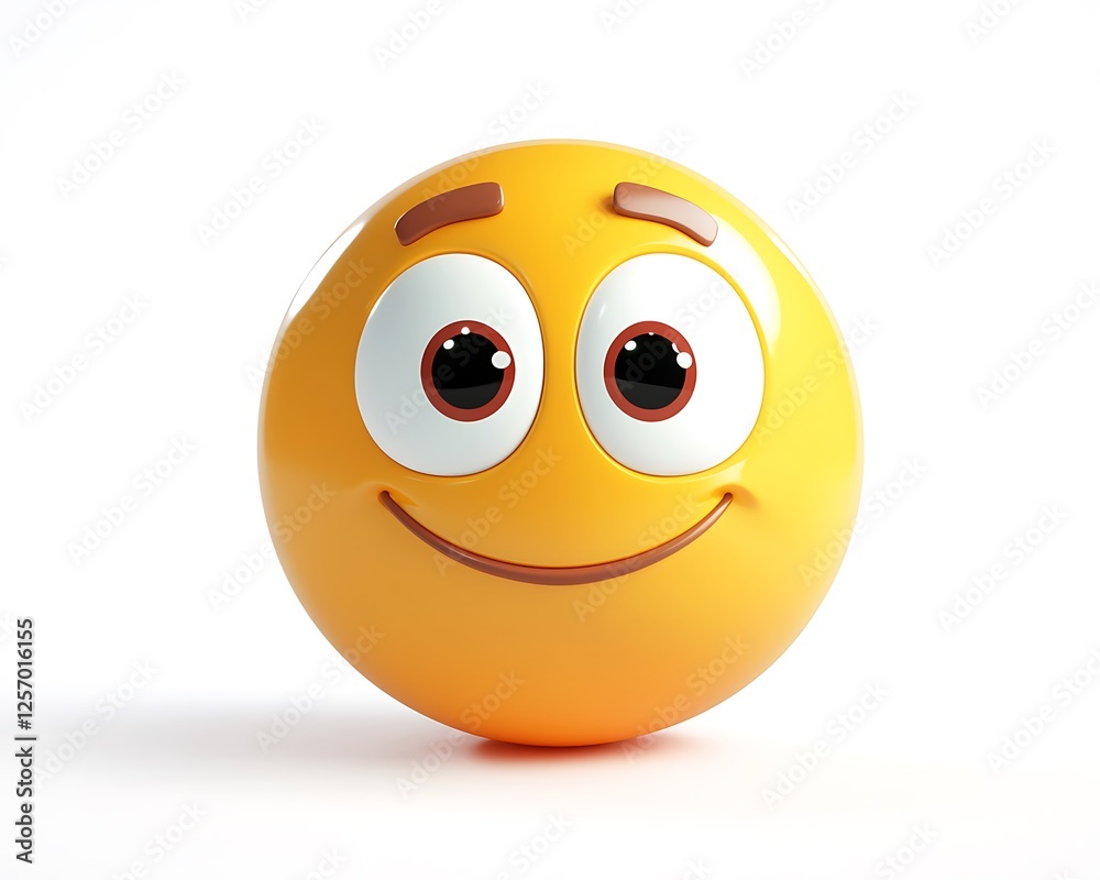 Cartoon Yellow Face Emoticon with Rolling Eyes Cartoon Yellow Face Emoticon with Rolling Eyes