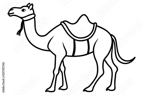 Camel Trek Illustration