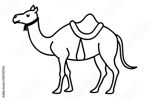 Camel Trek Illustration