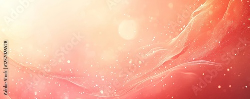 Pastel Peach Gradient Background with a Grainy Texture, Generative AI