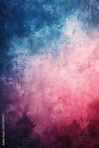 Warm Blue-Pink Gradient Background with a Grainy Texture, Generative AI