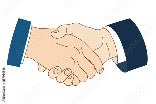men's hands shaking hands