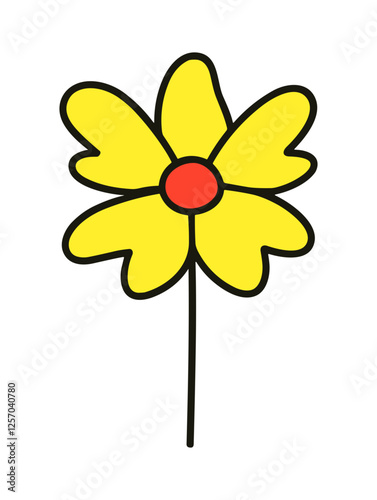 Cheerful Yellow Flower