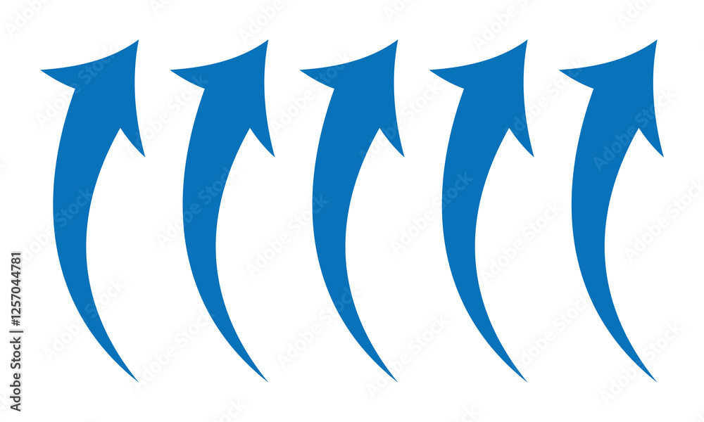 Set long blue curve arrow icon vector . blue curve arrow icon set. long arrow icon set. curve arrow vector illustration. Set long blue curve arrow icon vector . blue curve arrow icon set. long arrow icon set. curve arrow vector illustration.