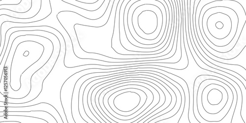 Topographic map patterns, topography line map,Topographic map and landscape terrain texture grid,Abstract geometric topographic contour map background.