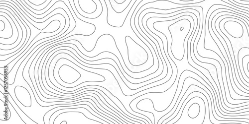 Topographic map patterns, topography line map,Topographic map and landscape terrain texture grid,Abstract geometric topographic contour map background.