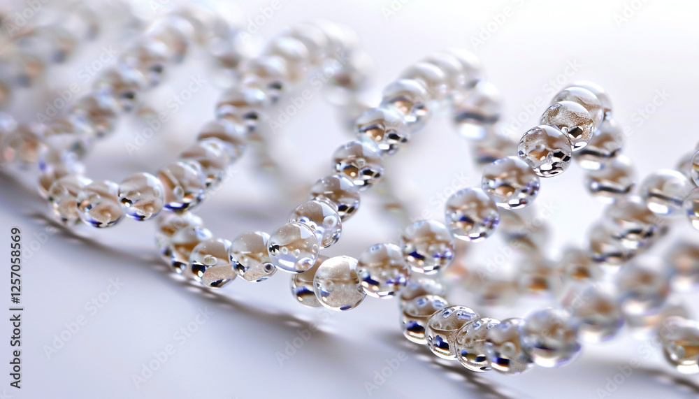 Digital DNA helix spiral molecule Digital DNA helix spiral molecule
