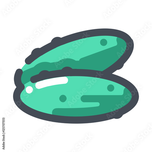 Vegetable lovely colored icon pack