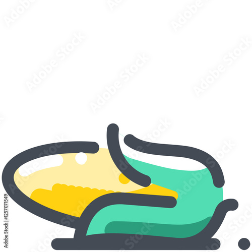 Vegetable lovely colored icon pack