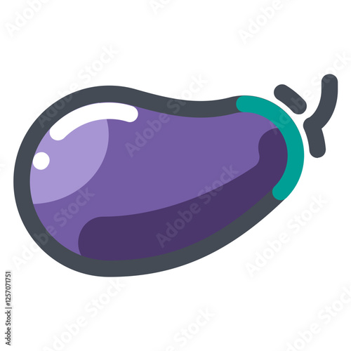 Vegetable lovely colored icon pack