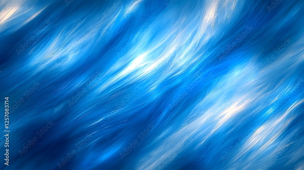 Flowing blue abstract background with soft light and smooth waves creating a serene and calming atmosphere. Flowing blue abstract background with soft light and smooth waves creating a serene and calming atmosphere.