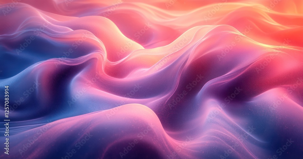 Abstract Flowing Paint in Vibrant Pink and Blue Background Abstract Flowing Paint in Vibrant Pink and Blue Background