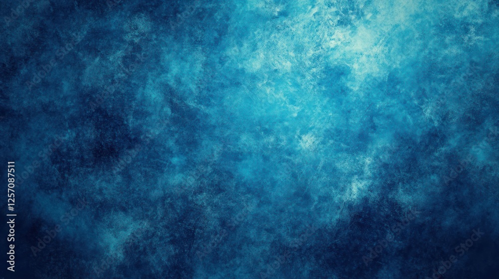 Naklejka premium Abstract blue watercolor texture background.